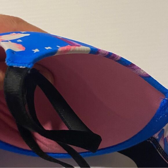 Victoria's Secret PINK wear everywhere Push up Bra blue tropical floral 32D - Picture 10 of 14